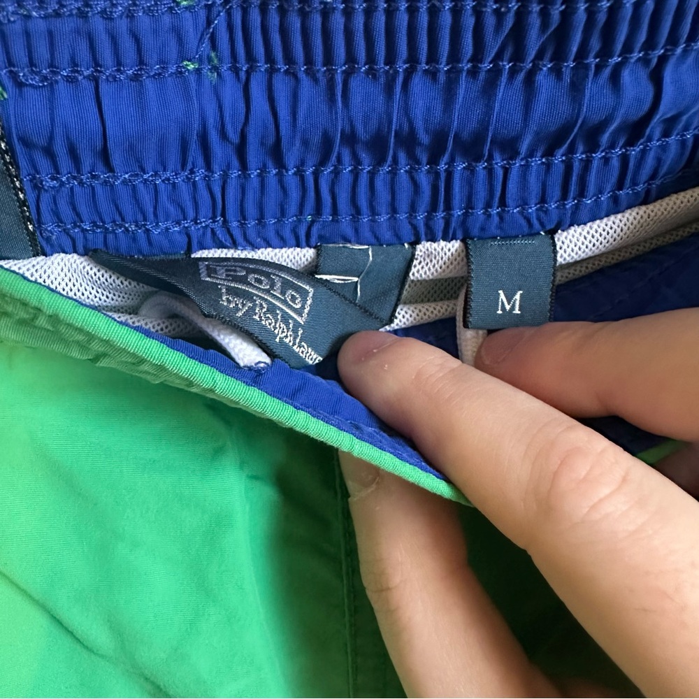 Polo Ralph Lauren Men’s Green Swim Trunks - Picture 3 of 3